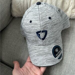 Fan Duel Grey Marled SnapBack Hat NWOT